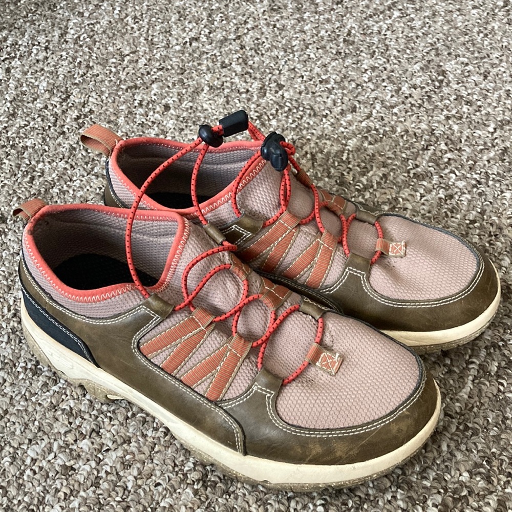 Wolverine W20192 Shoes Mens Cross Channel Circulation Moc-Toe Lace-Up 10M
